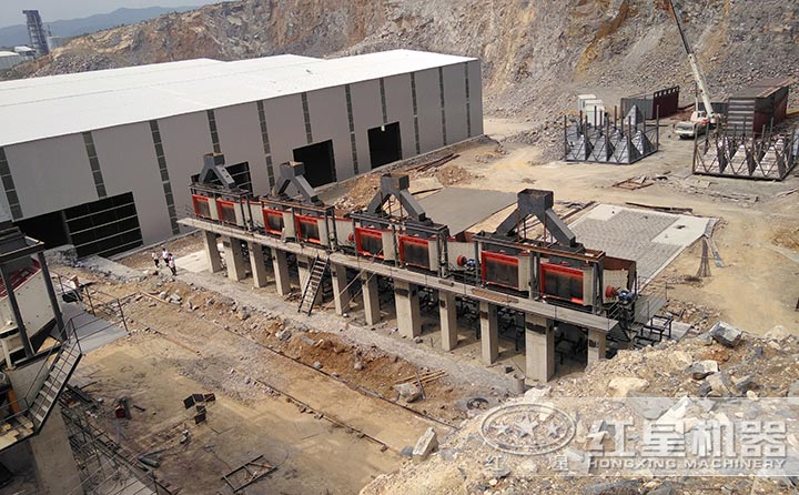 大型生產現場安裝、調試現場